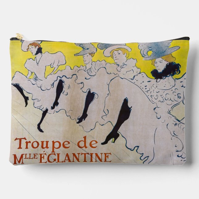 Toulouse-Lautrec - Troupe de Mlle Eglantine Accessory Pouch (Front)