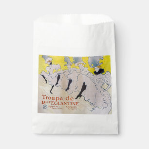 Toulouse-Lautrec - Troupe de Mlle Eglantine Favour Bag