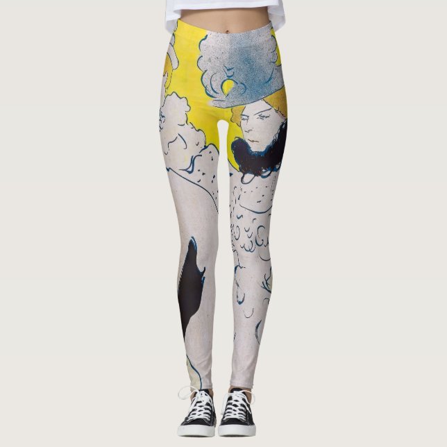 Toulouse-Lautrec - Troupe de Mlle Eglantine Leggings (Front)