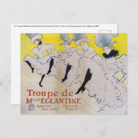 Toulouse-Lautrec - Troupe de Mlle Eglantine