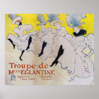 Toulouse-Lautrec - Troupe de Mlle Eglantine