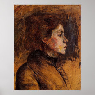 Toulouse-Lautrec - Woman's Head 1899 Poster