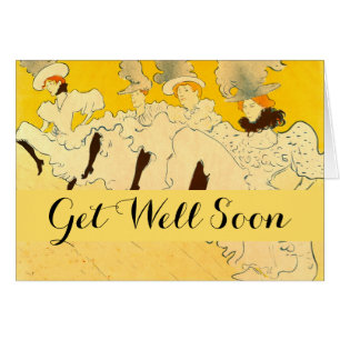 Toulouse Lautrec Yellow Dancing Girl Poster