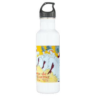 Toulouse Lautrec Yellow Dancing Girl Poster 710 Ml Water Bottle
