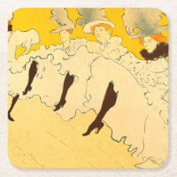 Toulouse Lautrec Yellow Dancing Girl Poster