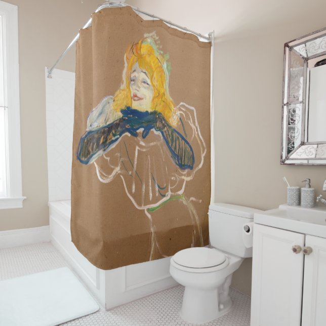 Toulouse-Lautrec - Yvette Guilbert Singing (In Situ)