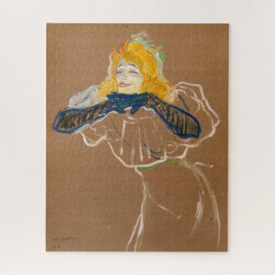 Toulouse-Lautrec - Yvette Guilbert Singing Jigsaw Puzzle