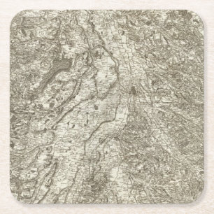 Toulouse Square Paper Coaster
