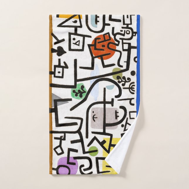 TOUR À MAIN : PAUL KLEE : PORT RICHE (Serviette à main)