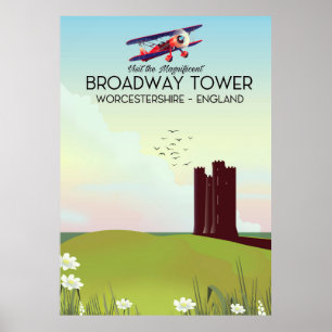 Tour affiche de la tour de Broadway Worcestershire