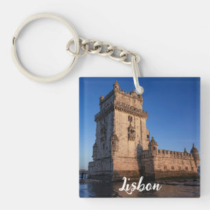 Tour Belem au coucher du soleil à Lisbonne, Portug