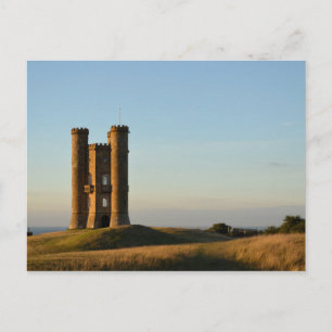 Tour Broadway dans la carte postale Cotswolds