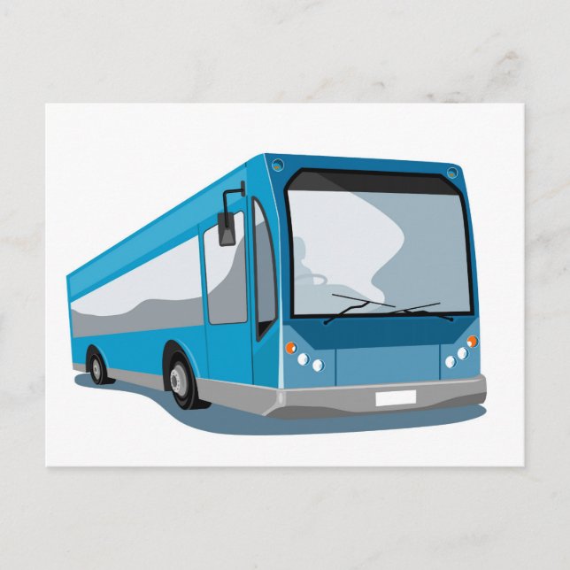 tour bus coach transport postcard (Front)