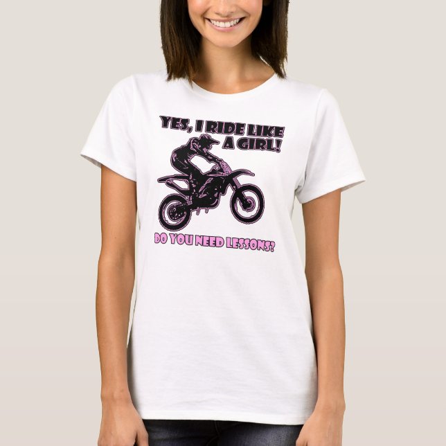 Tour comme un T-shirt de motocross de vélo de (Devant)