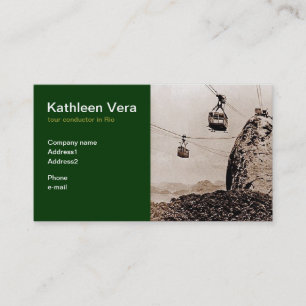 Tour conductor in Rio de Janeiro Business Card