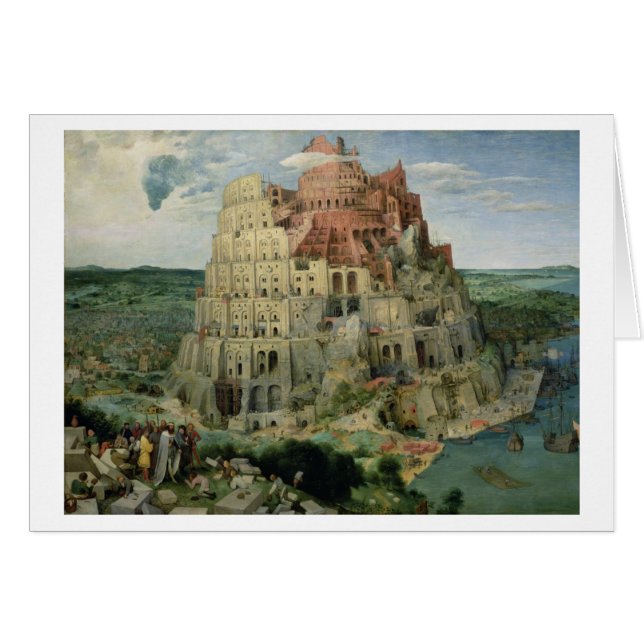 Tour de Babel, 1563 (huile sur panneau) (Devant horizontal)