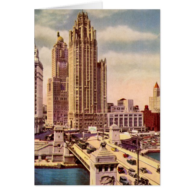 Tour de Chicago, l'Illinois Tribune (Devant)