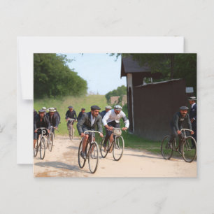 Tour de France 1903 First Race Colour Redux Postcard