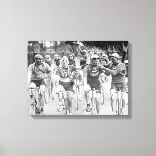 Tour De France 1920s Canvas Print