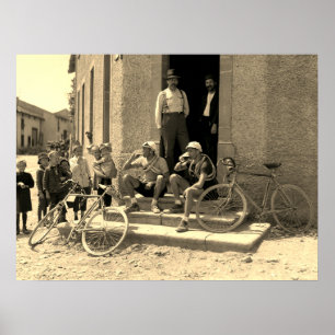Tour de France 1921 After The Stage Beer Time Colo Poster