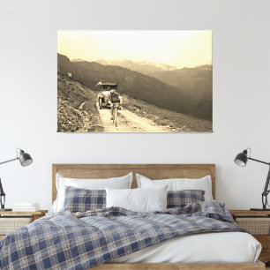 Tour de France 1925 Unknown Rider Col d'Aubisque Canvas Print