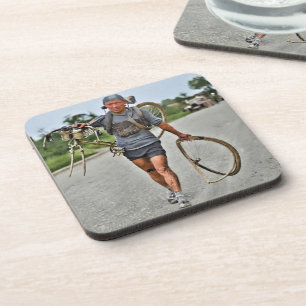 Tour de France 1928 Stage 7 Italian Giusto Cerutti Coaster