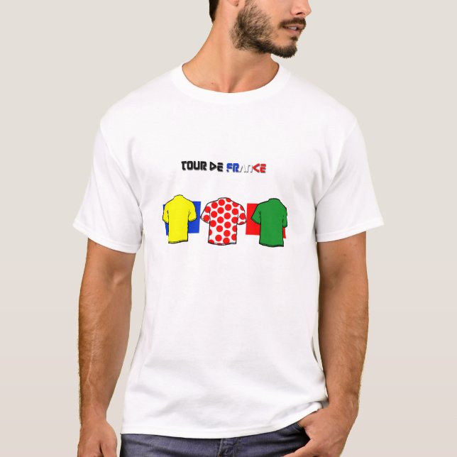 Tour de France Cycle Tour French Alps T-shirts (Front)