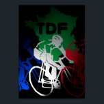 Tour de France Cycling Poster<br><div class="desc">Tour de France.</div>