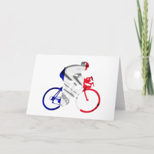 Tour de france cyclist card