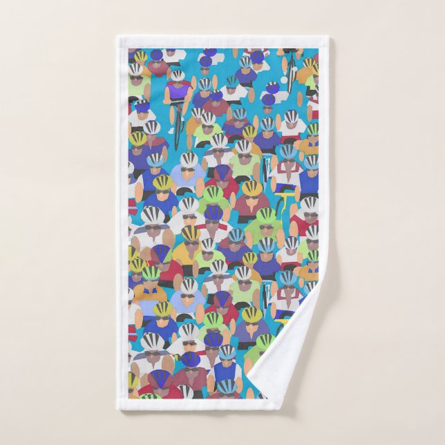 Tour de France hand towel by Lefevre (Hand Towel)