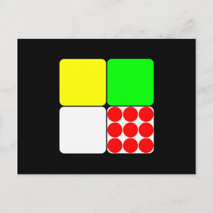 Tour de France Jerseys 3 Black Postcard