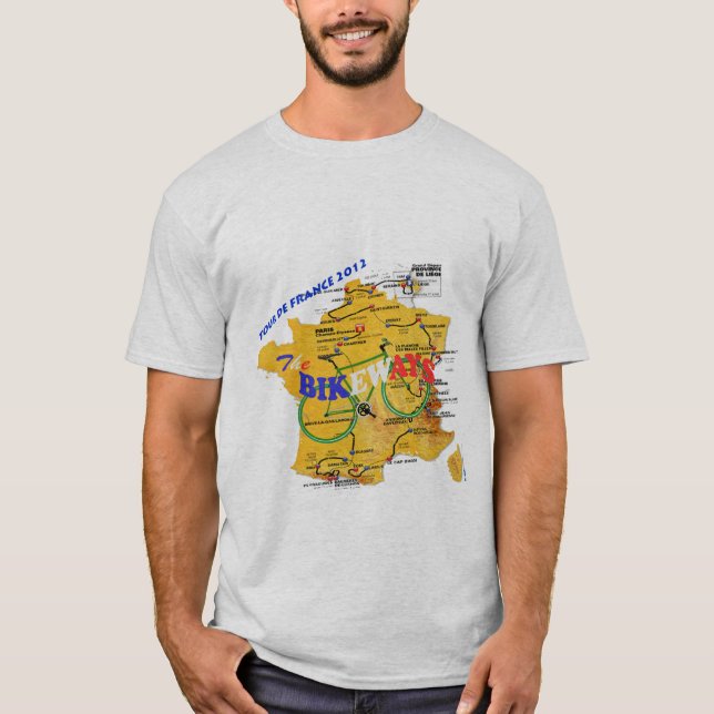 Tour de France official The Bikeways t-shirt (Front)