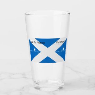 Tour de France Scotland Glass