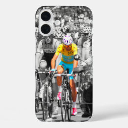 Tour de France Yellow Jersey Peloton Cycling Race  iPhone 16 Plus Case