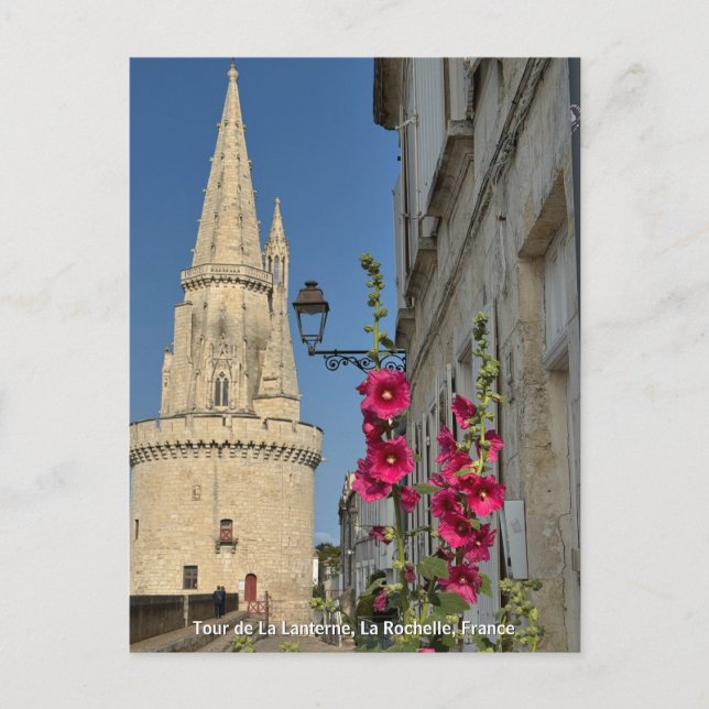 Tour de La Lanterne, La Rochelle, France Postcard (Front)