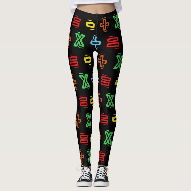 Tour de mathématiques leggings (Devant)