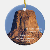 Tour Devils Monument Famille Vacances Ornement