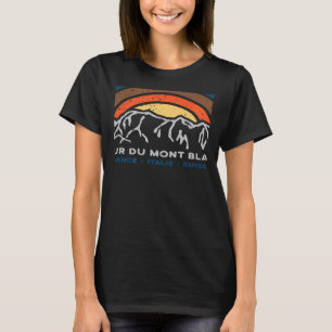 Tour du Mont Blanc Chamonix France Italy Switzerla T-Shirt