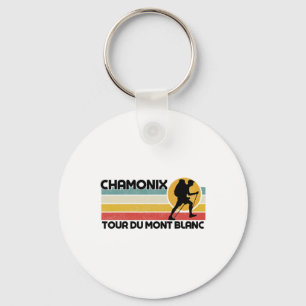 Tour Du Mont Blanc Chamonix Resort Area Skiing, Cl Keychain