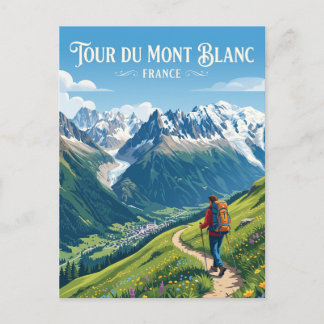 Tour du Mont Blanc France Postcard