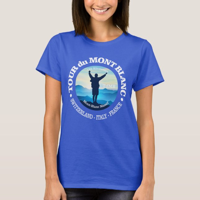 Tour du Mont Blanc (V) T-Shirt (Front)
