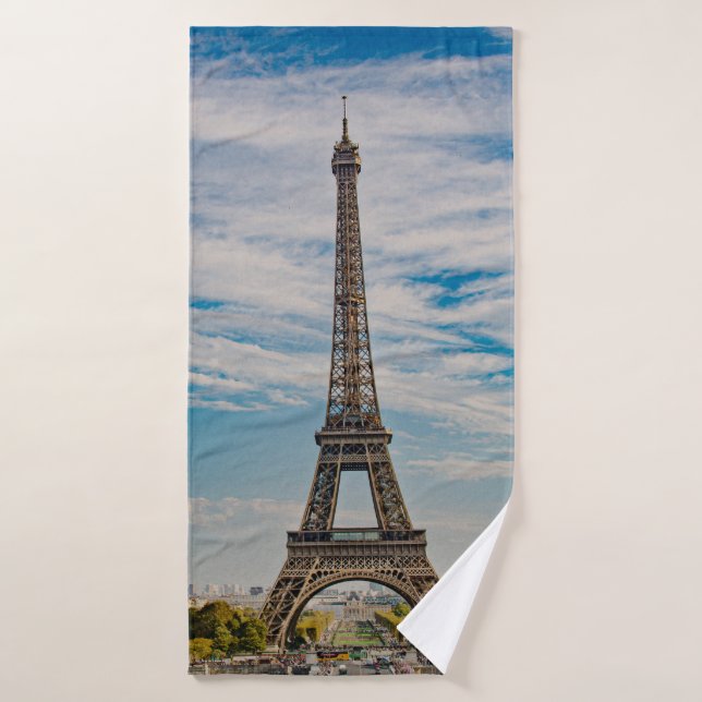 Tour Eiffel à Paris (Serviette de bain)