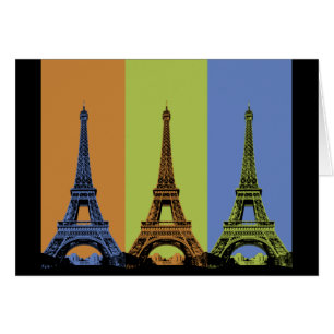 Tour Eiffel à Paris Triptyque