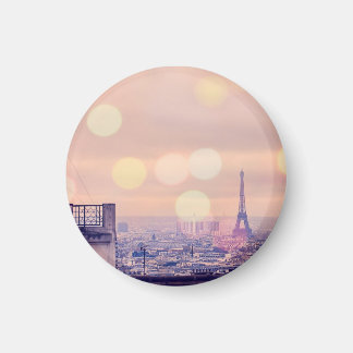 Tour Eiffel Bokeh Montmartre Magnet photo