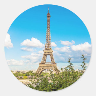 Tour Eiffel dans le Sticker des nuages