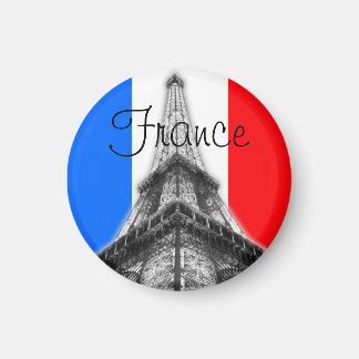 Tour Eiffel France Magnet rond