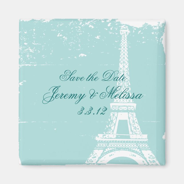 Tour Eiffel Mariage Magnets (Devant)