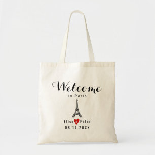 Tour Eiffel Paris destination sac de bienvenue