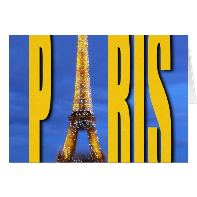 Tour Eiffel Paris France (Devant horizontal)