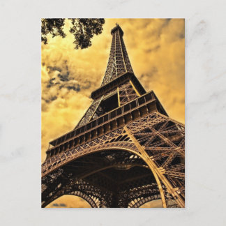 Tour Eiffel Paris France Postcard